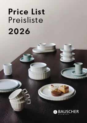 Titelseite Bauscher-Preisliste 2026